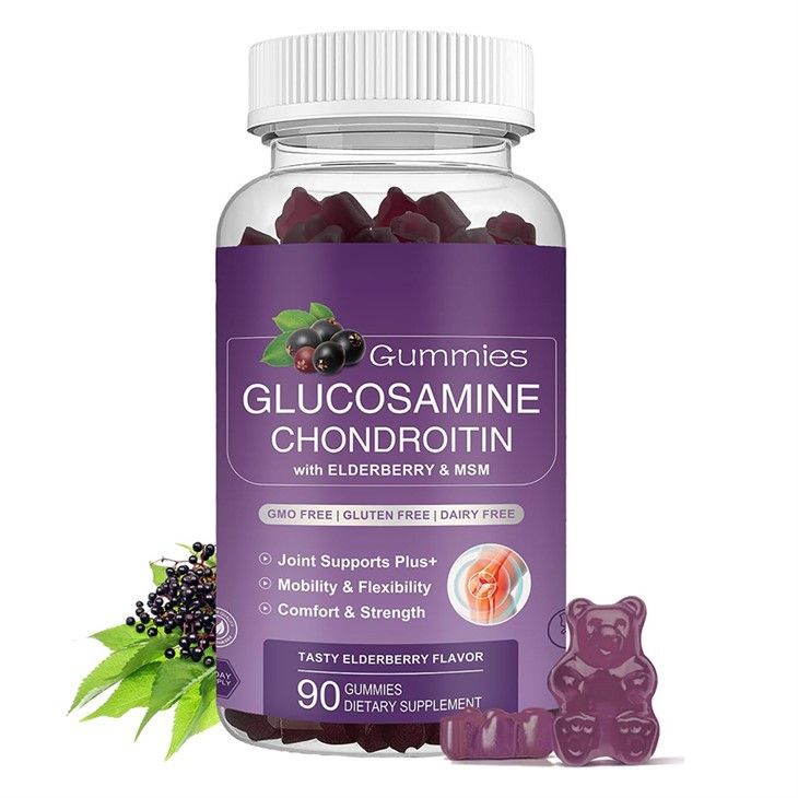 Glukozamin hondroitin 1500 mg gumene bombone