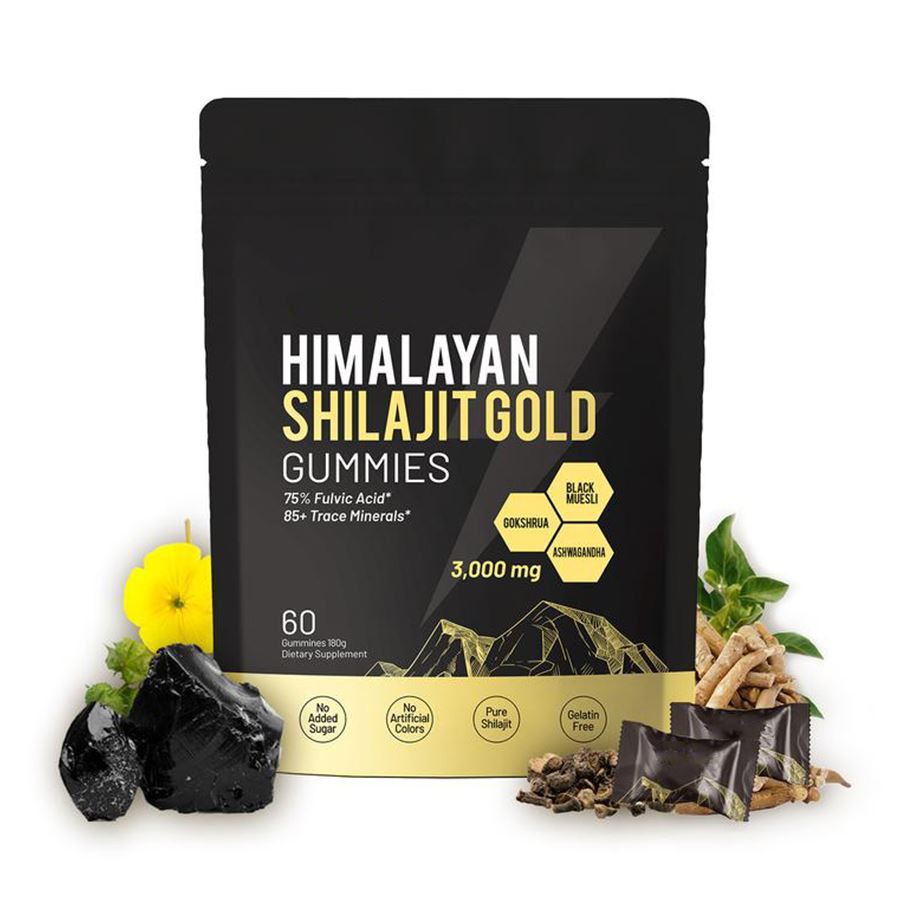 Himalajski shilajit Gold Gummies Nature's Snažni wellness elixir