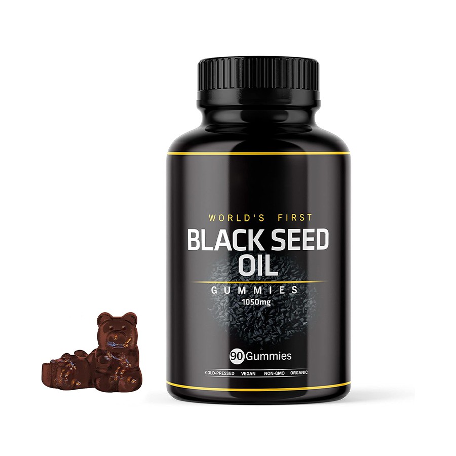 Prvi svjetski crno sjeme ulja Gummies prirode višedimenzionalno wellness podržavaju antioksidans, holistička vitalnost koja potiče kožu